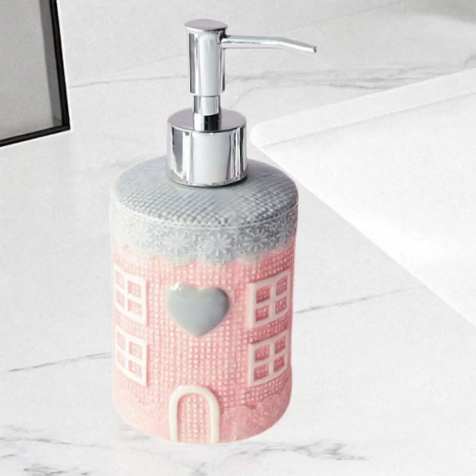 

Керамический дозатор мыла, дозатор мыла для посуды, 350 мл, предметы первой необходимости для путешествий, дозатор мыла для рук, дозатор для бутылок с насосом для кухни, дома