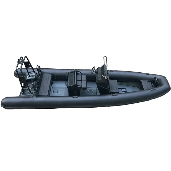 High Performance 700 23ft Aluminum RIB Double Hull Orca/Hypalon/PVC Inflatable Boats for Fishing