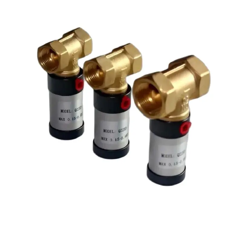 Q22HD-40 Pneumatic Pipe Valve Air Control  Fluid Copper  Vacuum