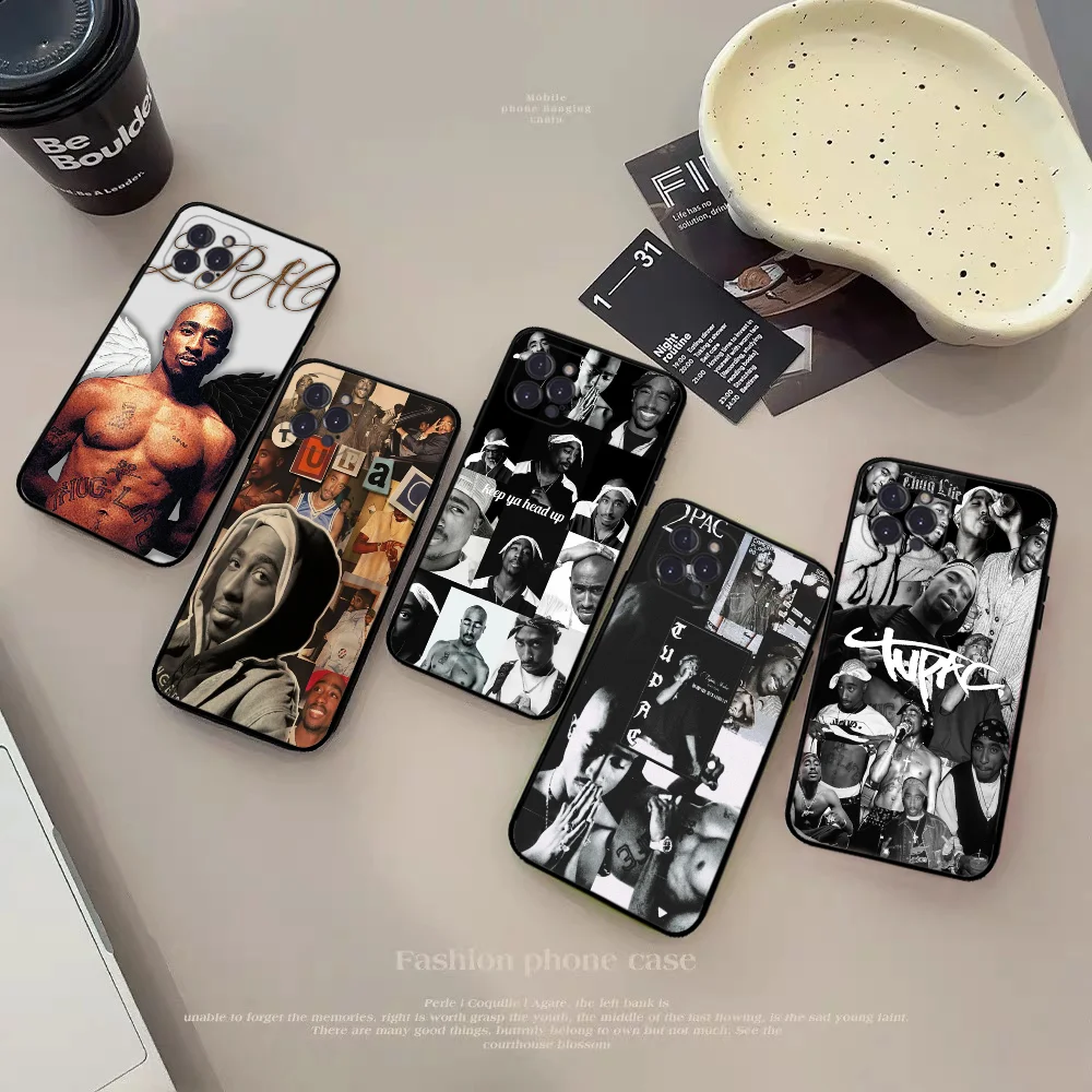 2pac Tupac Amaru Shakur Phone Case Silicone Soft for iphone 15 14 13 12 11 Pro Mini XS MAX 8 7 6 Plus X XS XR Cover