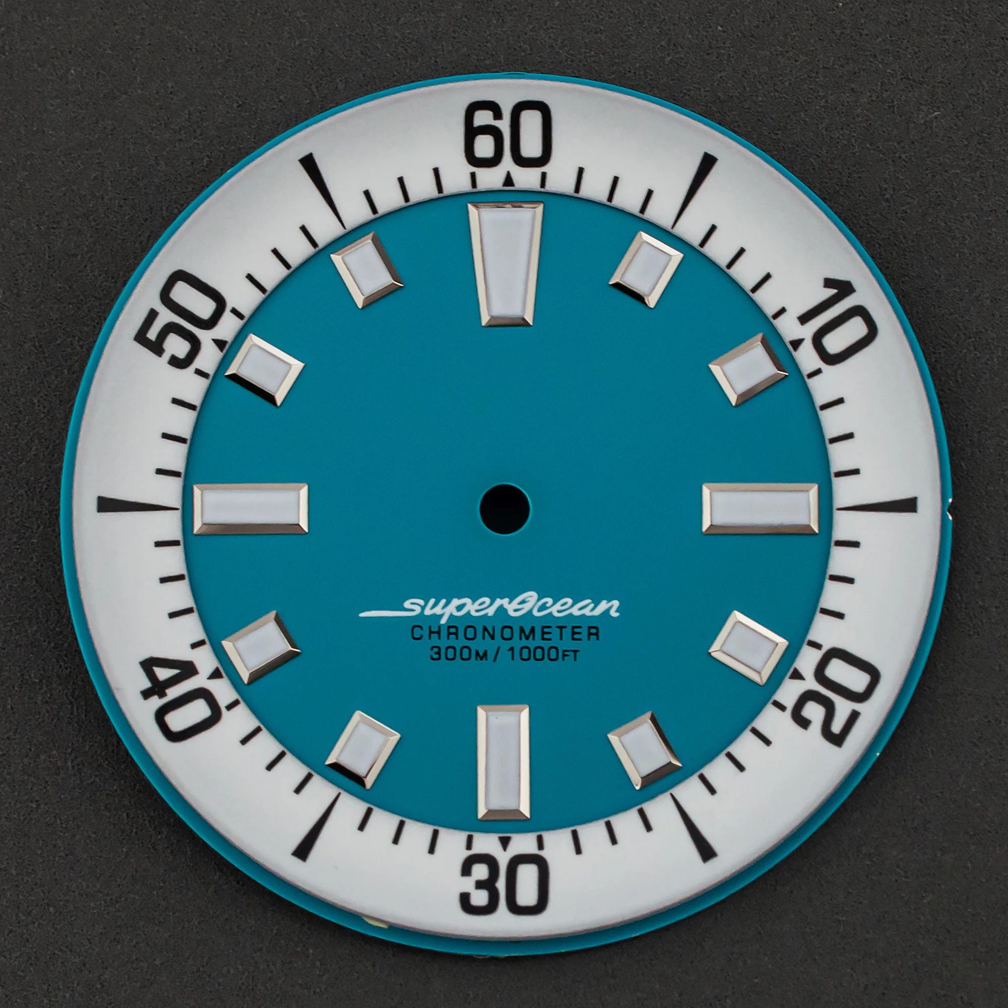 

For SUPEROCEAN Watch Dial 33.5MM Green Luminous Face Fit NH35 NH36 Automatic Movement High Quality Mod Watch Accessories Parts