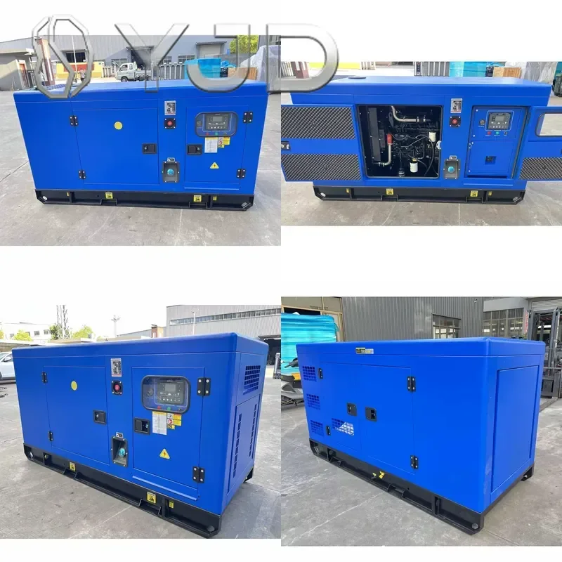 Weichai Engine Single Generator ATS Blue Silent 60 KW 230V/12V 480V/240V 60Hz Remote Control Option 75 KVA Engine 3