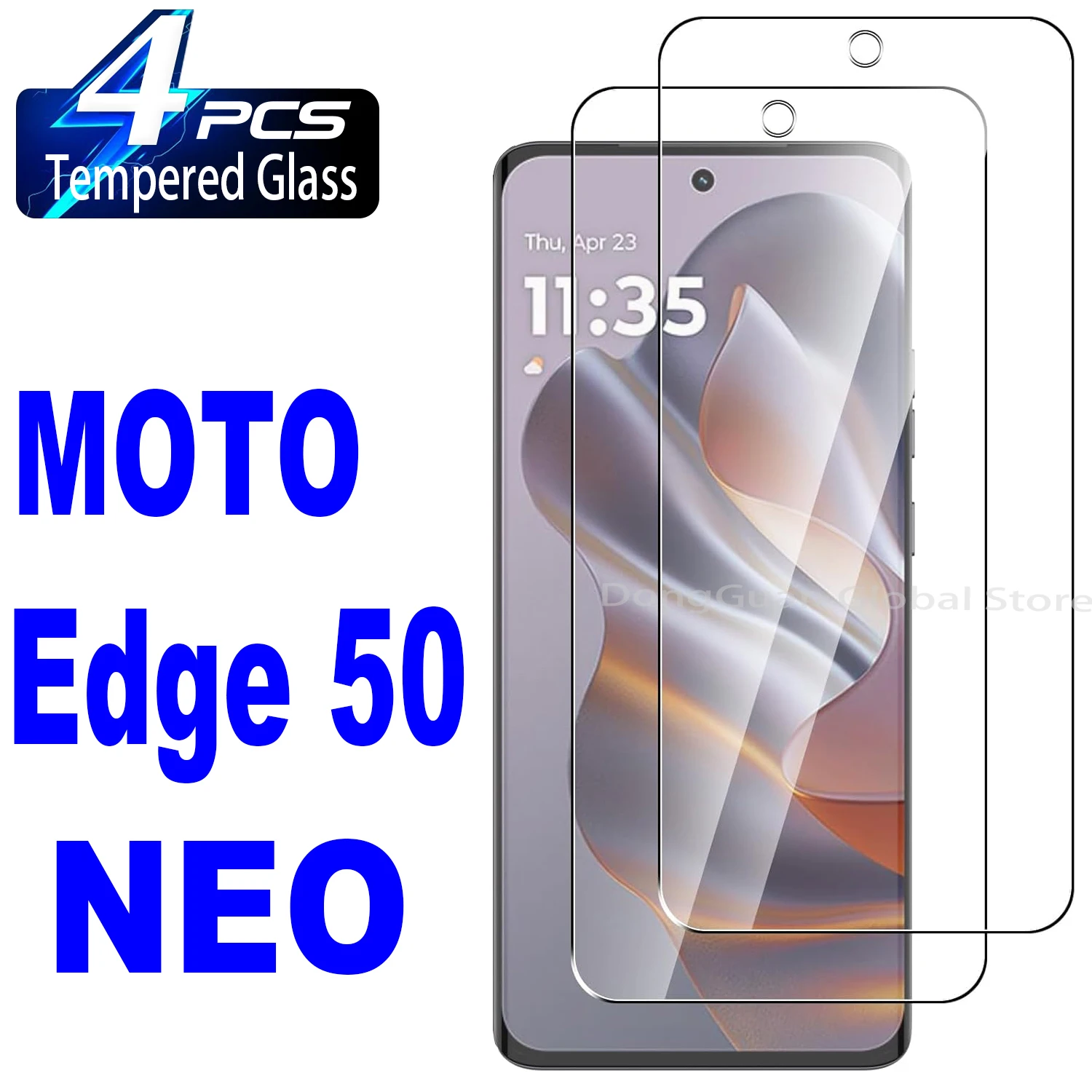 

1/4Pcs For Motorola Moto Edge 50 Neo Tempered Glass Screen Protector Glass Film