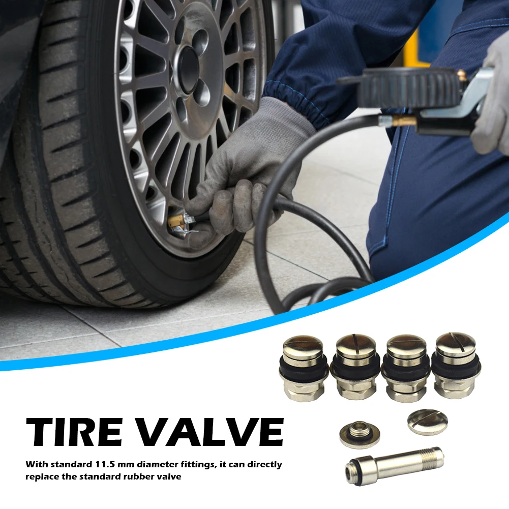 

4 шт., металлическое колесо, стержень клапана для скутера, отверстие 11,5 мм, металлический болт Stealth, скрытые стержни клапана, аксессуары для модификации шин