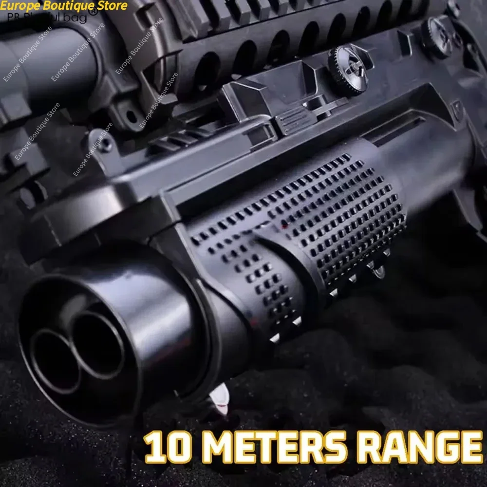 Sport all'aria aperta M203 Palline di gel Lanciatore di granate M416 Schiuma morbida Proiettile 20mm Fai da te Giù Appeso CS Accessori giocattolo QG811