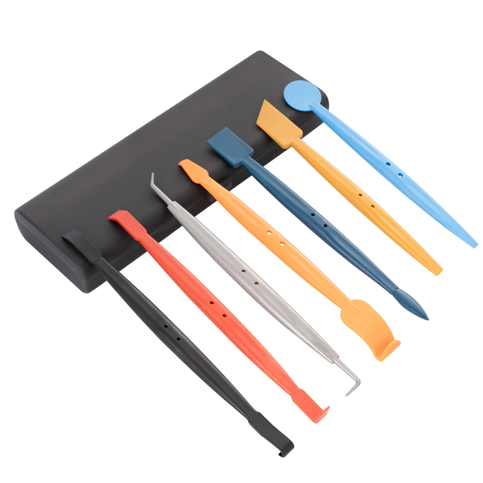 7Pcs Magnetic Vinyl Wrap Tucking Tools Micro Trim Sticks Kit Auto Window Tint PPF Install Anti-Scratch Magnet Detail Scraper Set