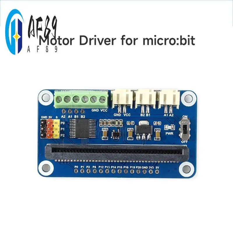 

AF89-For Micro-Bit Motor Driver Board Can Driver Dual Channel DC Motors Ideal For Robotics & DIY Projects
