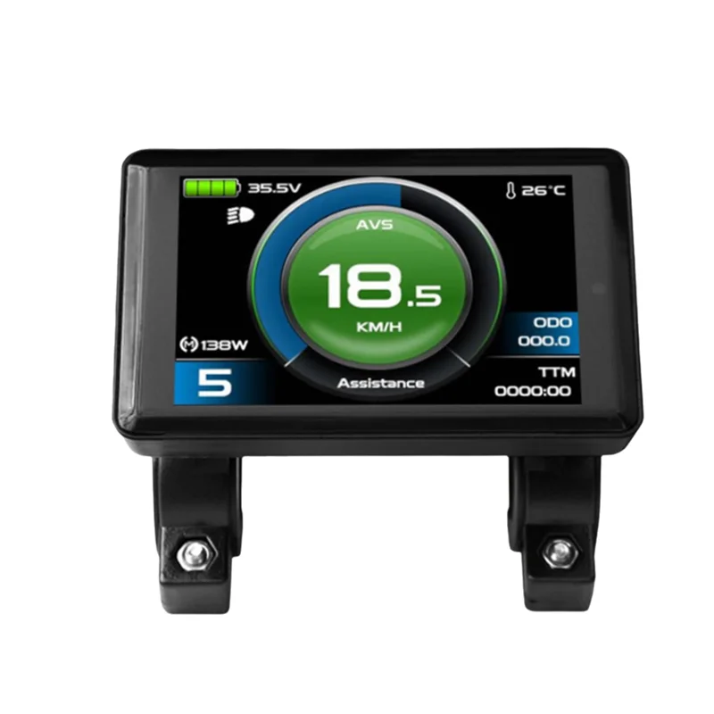 

LCD KT-TF02H Smart Color Display Waterproof Lithium Battery Conversion Kit With Waterproof Connector Scooter Parts
