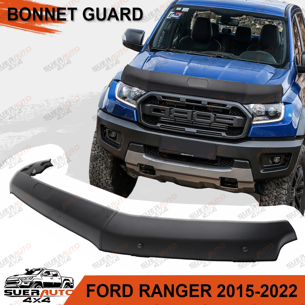 

Bonnet Protector For Ford Ranger T7 T8 2015-2022 Wildtrak Raptor XLT XLS XL Bonnet Guard Trim Car Exterior Accessories