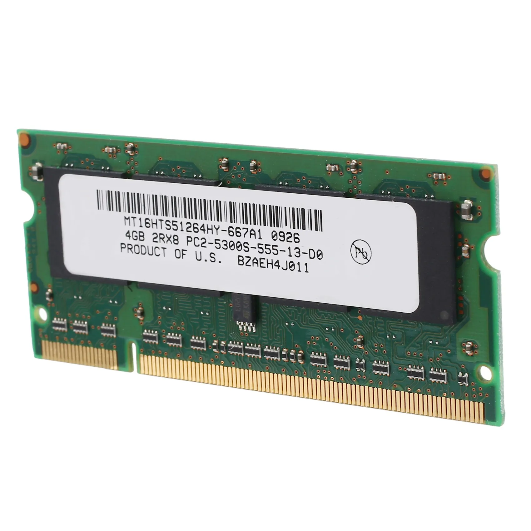 Imagem -02 - Memória Ram Ddr2 para Laptop Intel Amd 667mhz Pc2 5300 Sodimm 2rx8 200 Pinos 4gb de