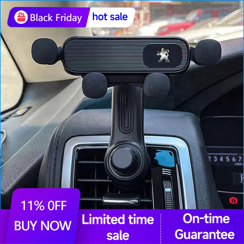 Vehicle Phone Holder Auto Air Vent Mount Holder Smartphone GPS Support Stand For PEUGEOT 107 206 207 208 307 308 2008 3008 GT T9