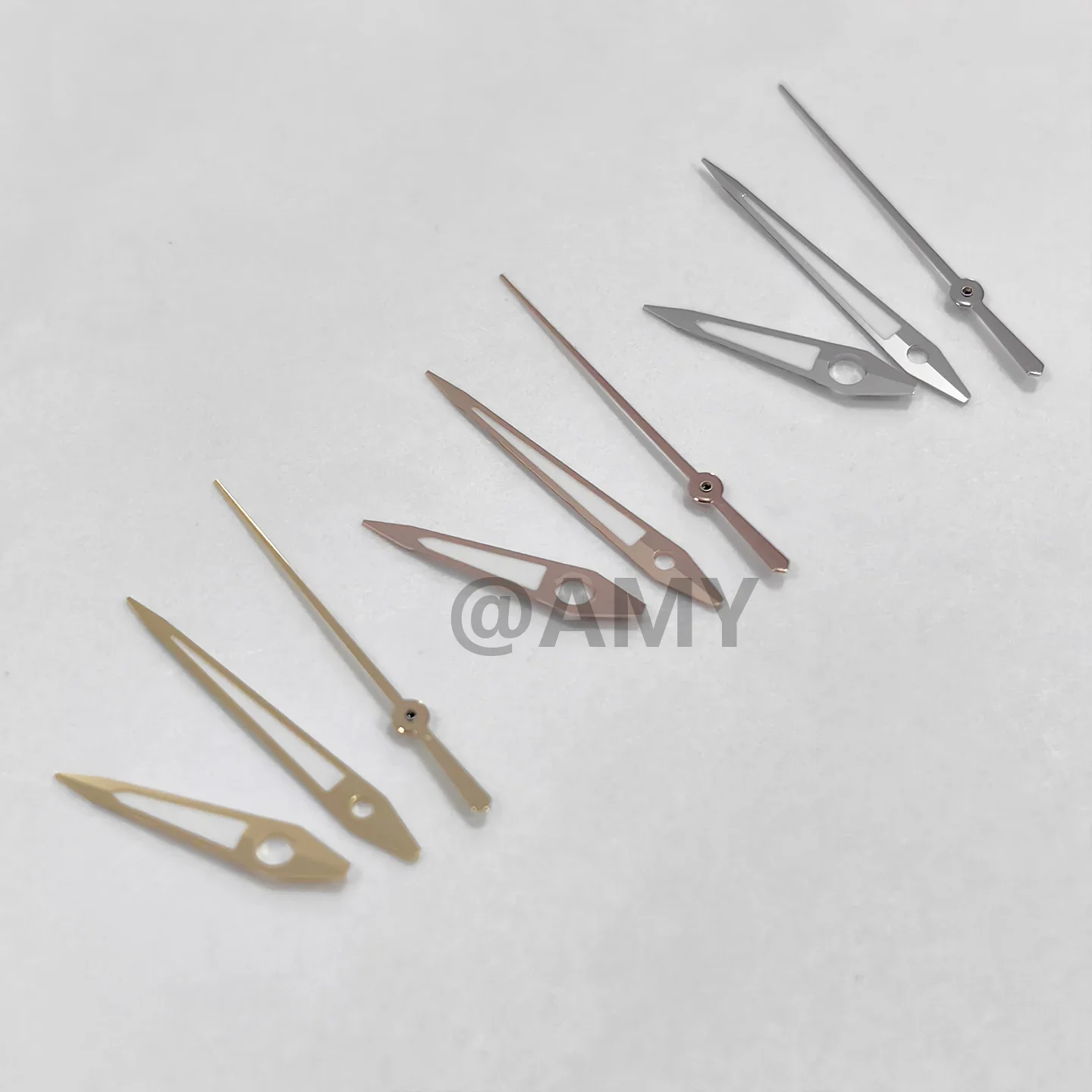 Watch pointer accessories compatible with NH35 movement silver golden rose golden three-pin pointer