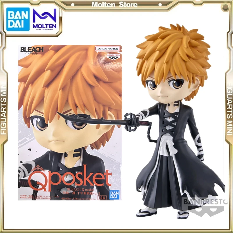 

Kurosaki Ichigo BLEACH Anime Figures BANDAI Q Posket Prize Desktop Decoration Ornament Action Figure Model Toys