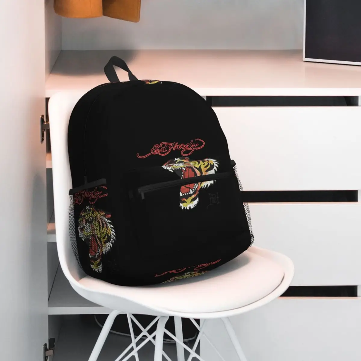 The First Incarnation Of Tattoo Ed Hardy Student Backpack School Bag Hiking Travel Daypack for Men Women Bookbag Shoulder Bags