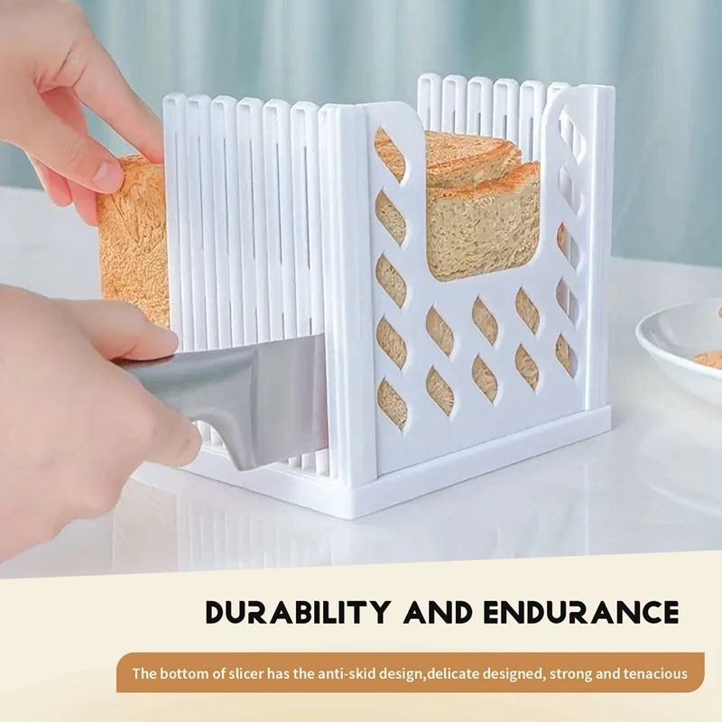 Хлеборезка Тостовая нарезка Хлебная нарезка для тостов Слайсер для бублика Бублик-буханка Сэндвичница Машина для нарезки тостов Складной хлеборез