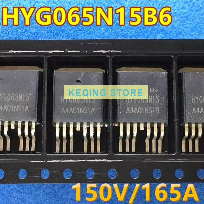 10PCS Used+Not NEW+Send after Measure Original word HYG065N15NS1B6 SMD TO-263-6L N-channel 150V 165A FET