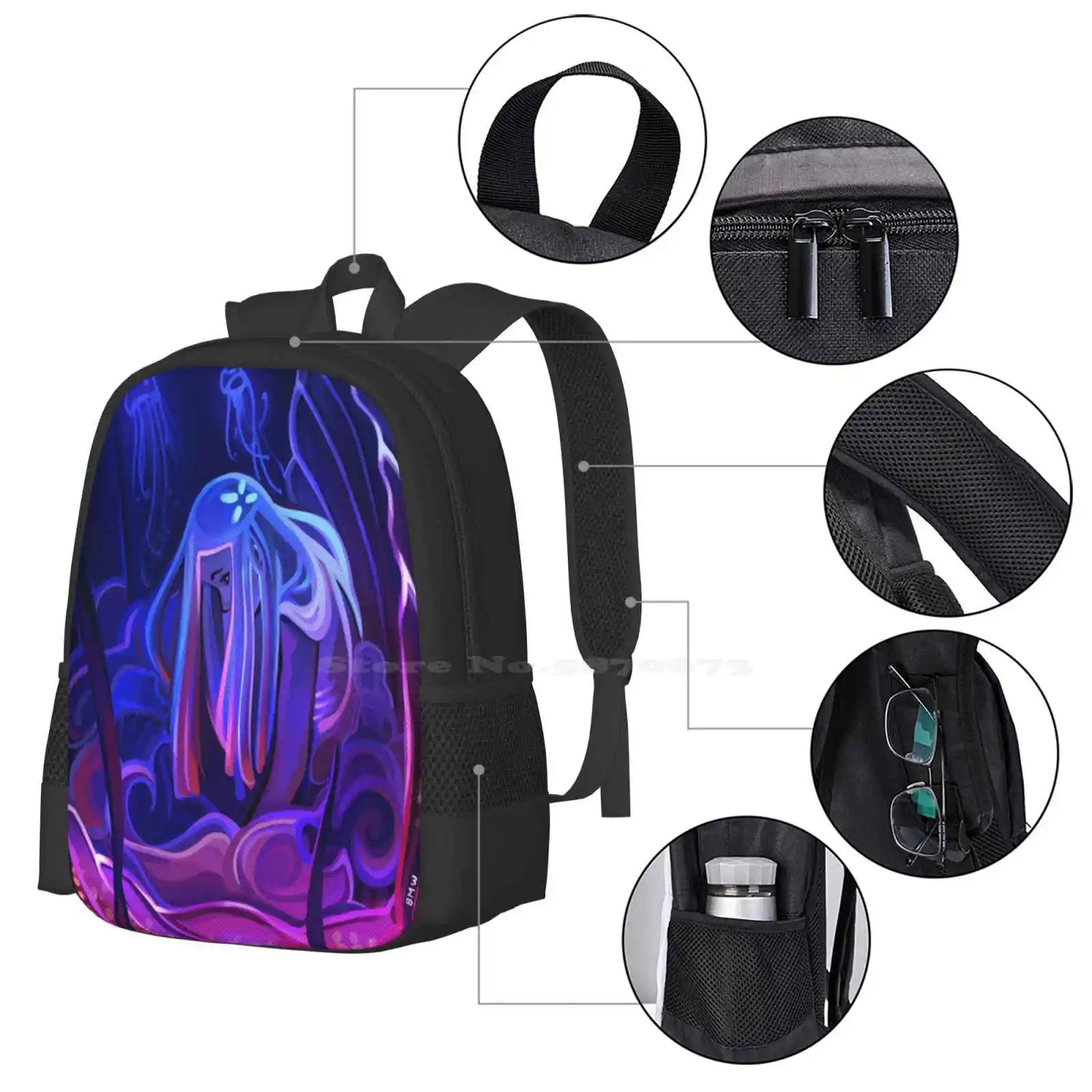 Mochila de almeja de sirena, almeja subacuática, gran oferta