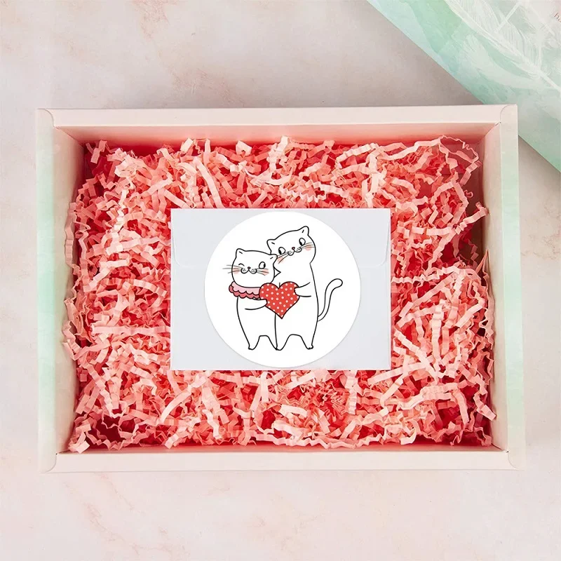 100-500 шт., наклейки «спасибо»