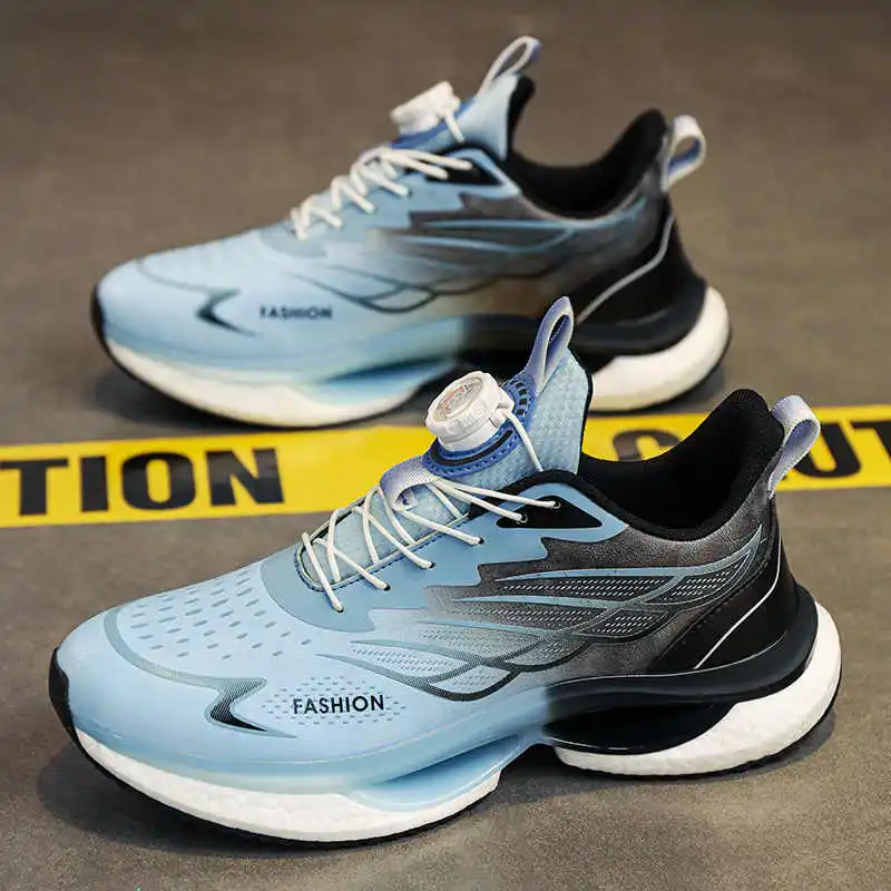 L'apparence à lacets augmente Tenis Fast Pro chaussures tissées vente vert baskets pour hommes Sport Tens personnage Sneeker Design