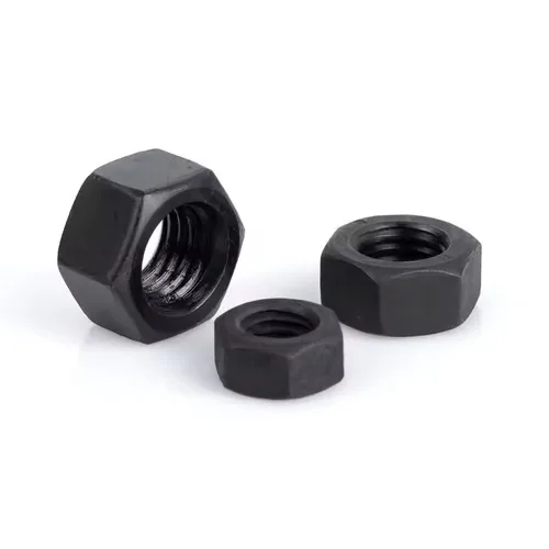 Imagen 2 del producto Tuerca hexagonal DIN934, 1/2/5/10/20/25/50, acero de grado 8,8 negro, M1.4, M1.6, M2, M2.5, M3, M3.5, M4, M5, M8, M10, M12, M14, M16, M18, M20, M24