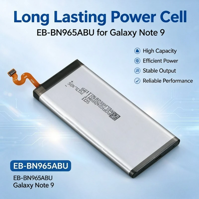 New High Capacity EB-BN965ABU Battery for Samsung Galaxy Note 9 Note9 Replacement Battery for Mobile Phone