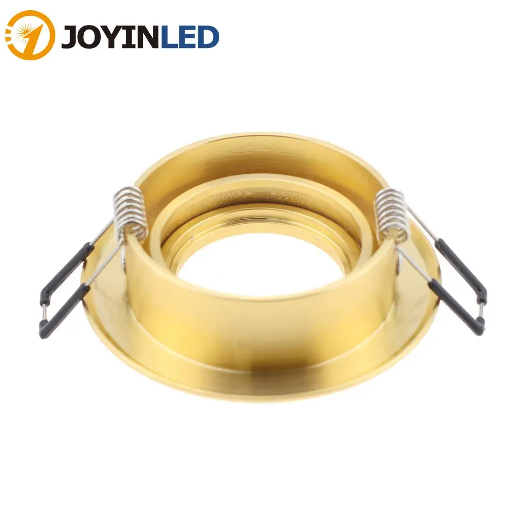 New Round White Nickel Golden GU10/MR16 Spot Light Led Down light Frame Kits Recessed Led Down light Fixture With Cutout 65mm