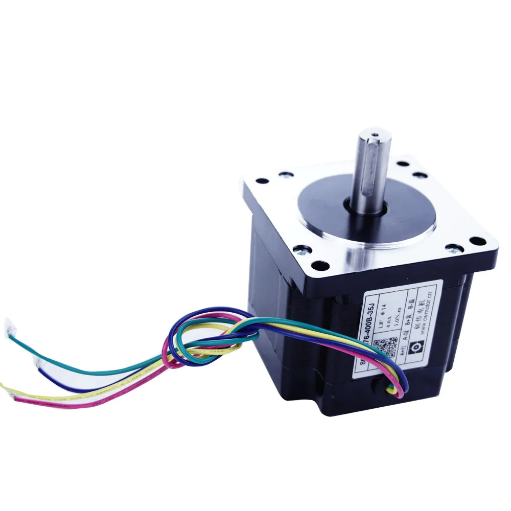 Nema 34 Stepper Motor 86x86x76mm 2 Phase High Torque 8.5NM 4a 4 Wires Stepper Motor For Cnc Router Engraving Milling Machine