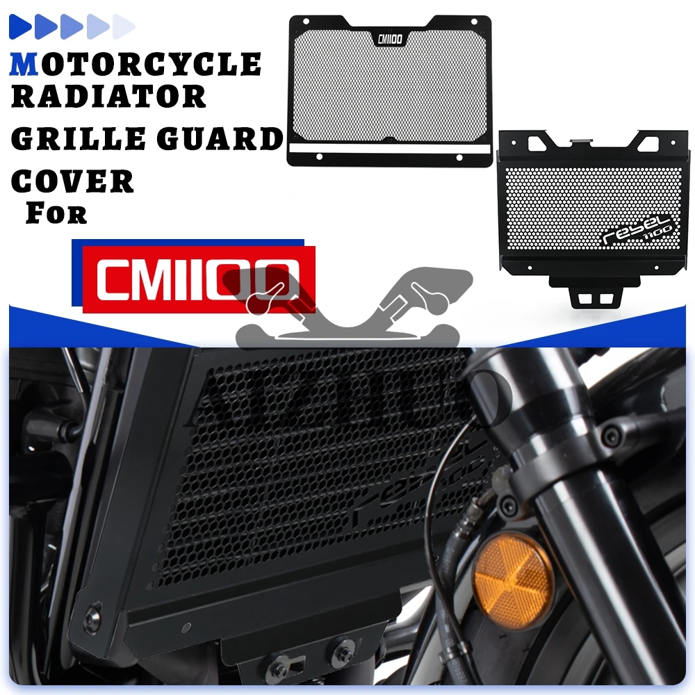 

For Honda CMX1100 Rebel1100 Rebel CMX 1100 DCT 2021 2022 2023 2024 Motorcycle Radiator Grille Cover Guard Protection Accessories
