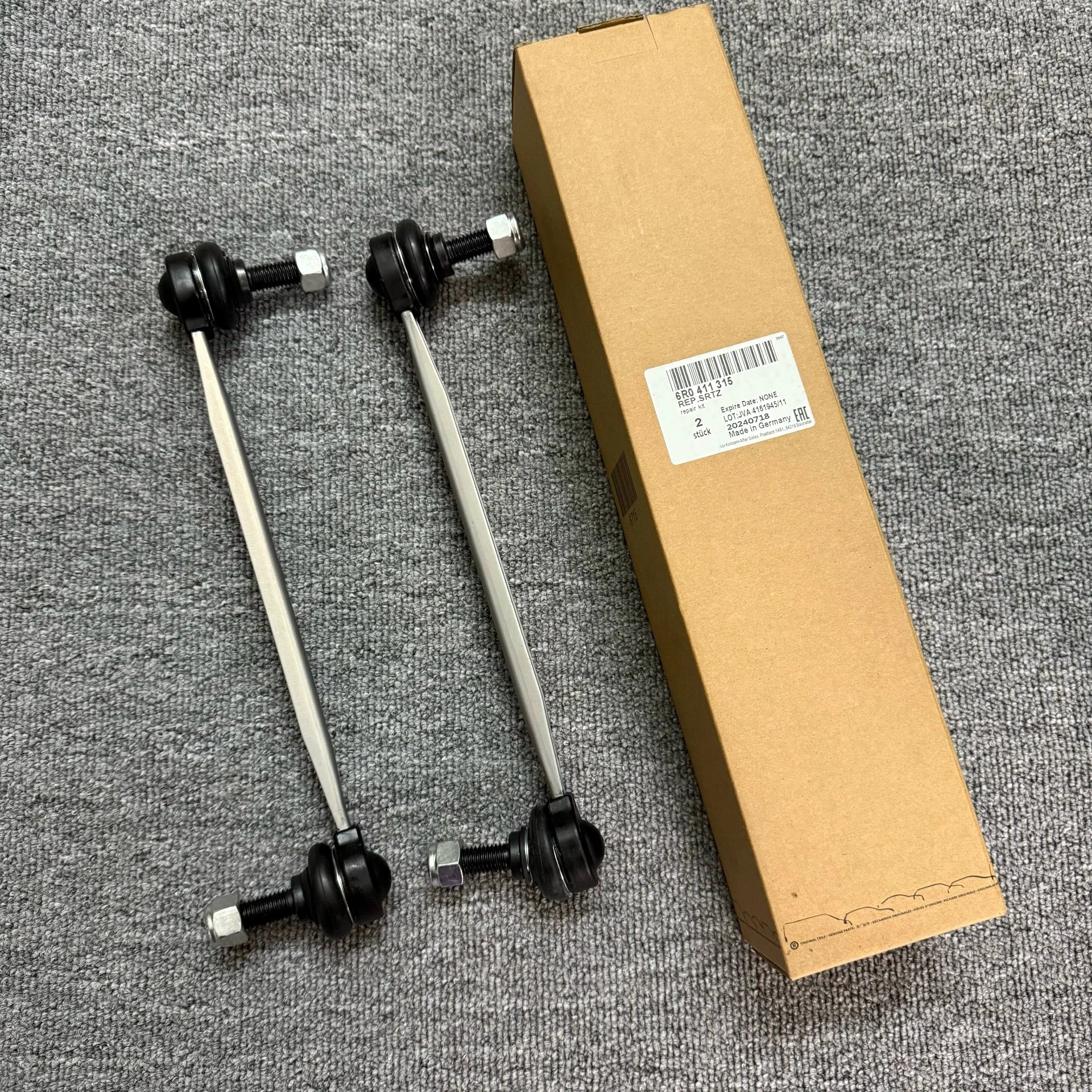 6R0411315 2PC  new original Front Stabilizer Link Ball Head for VW Polo Skoda Fabia for Audi A1 SEAT Toledo Ibiza 6Q0411315