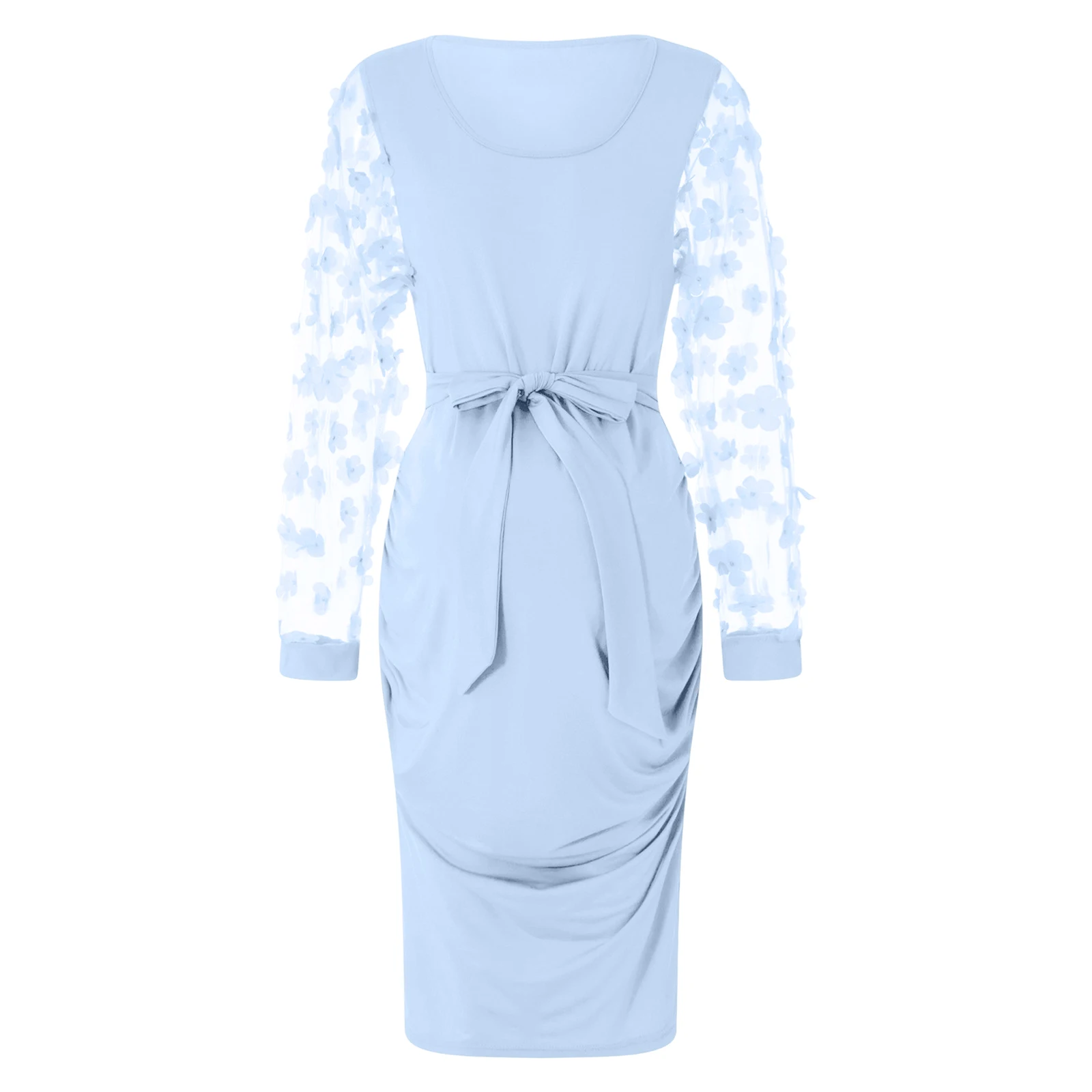 

Fashion Women Maternity Dress Rib Knit Long Sleeve Dresses With Side Slit Pregnancy Clothes Casual Loose Comfy Apparel Hot