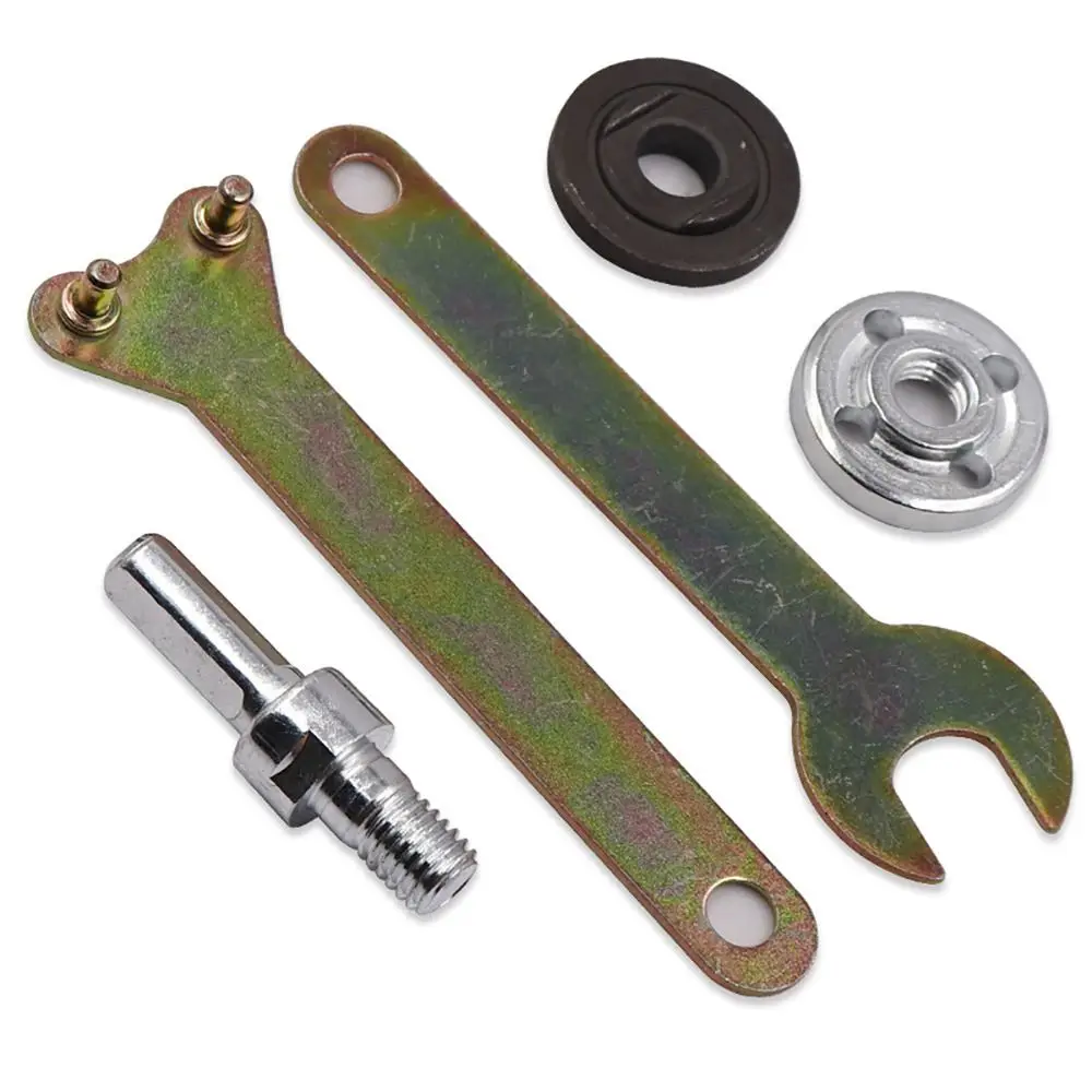 Electric Drill Conversion Angle Grinder Set Metal Connecting Rod for Cutting Disc Polishing Wheel Handle Holder Adapter Tool