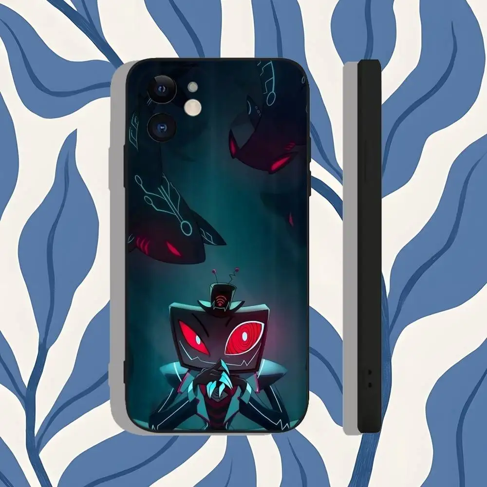 حافظة هاتف H-HazbinS Hotel VOX Trust Us لهاتف iPhone 17,16,15,14,13,12,X,XS,8,7,Pro,Max,Plus,E,SE4,Air,Mini حافظة هاتف رفيعة #4