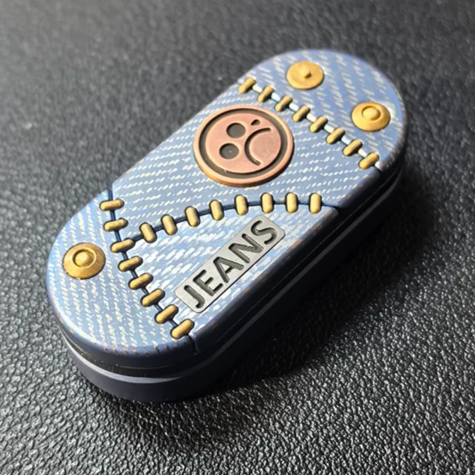 Used EDC Dz denim topb fidget slider decompression toy