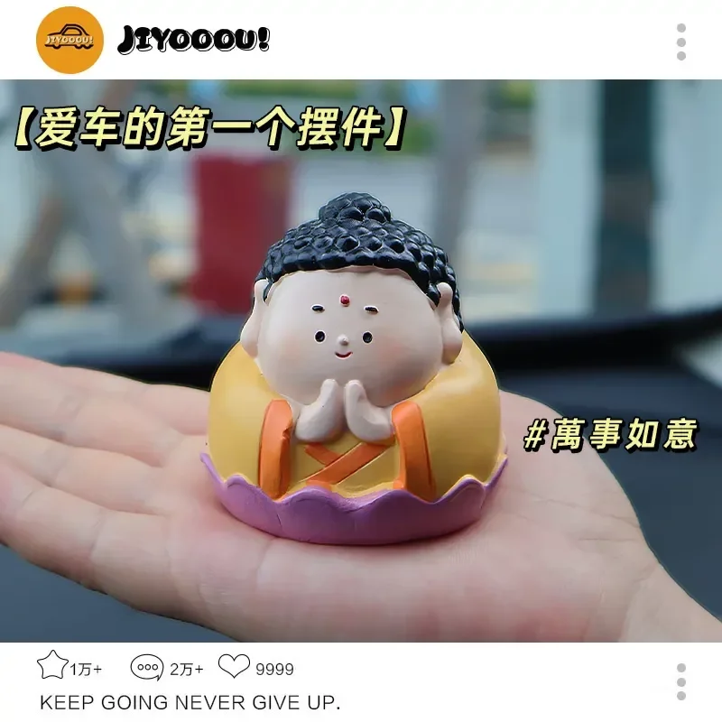 Good Luck Tathagata Car Jewelry Ornament 2024 New Center Console High End Decorative Supplies Internet Celebrities Daquan