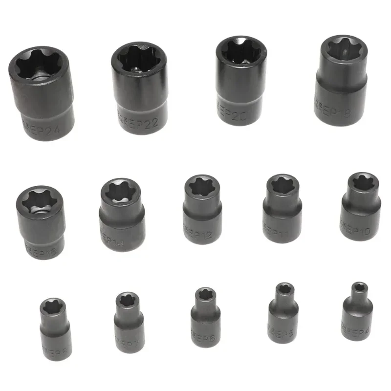 Suitable for Tesla Battery Cover Bag Screw Removal Tool EP Five Flowers Six Flowers Five Corners E-shaped Sleeve view 5