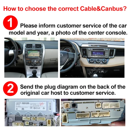 Imagen 2 del producto Adaptador de marco de coche de 9 pulgadas, caja Canbus, kit de panel de instalación de radio Android para Peugeot 206 2002-2010