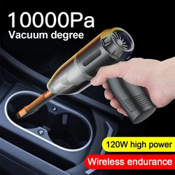 Mini Aspirateur Sans Fil Portable De Poche Nettoyeur 5000mah Rechargeable Avec Puissante Aspiration Pour Voiture Bureau Maison