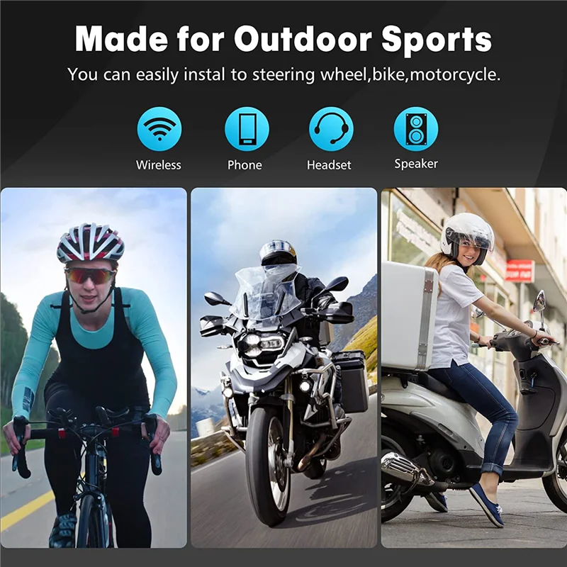 Car Bluetooth Smart Remote Control With Strap IP67 Waterproof Phone Controller For Car Bike Motorbike-AU47