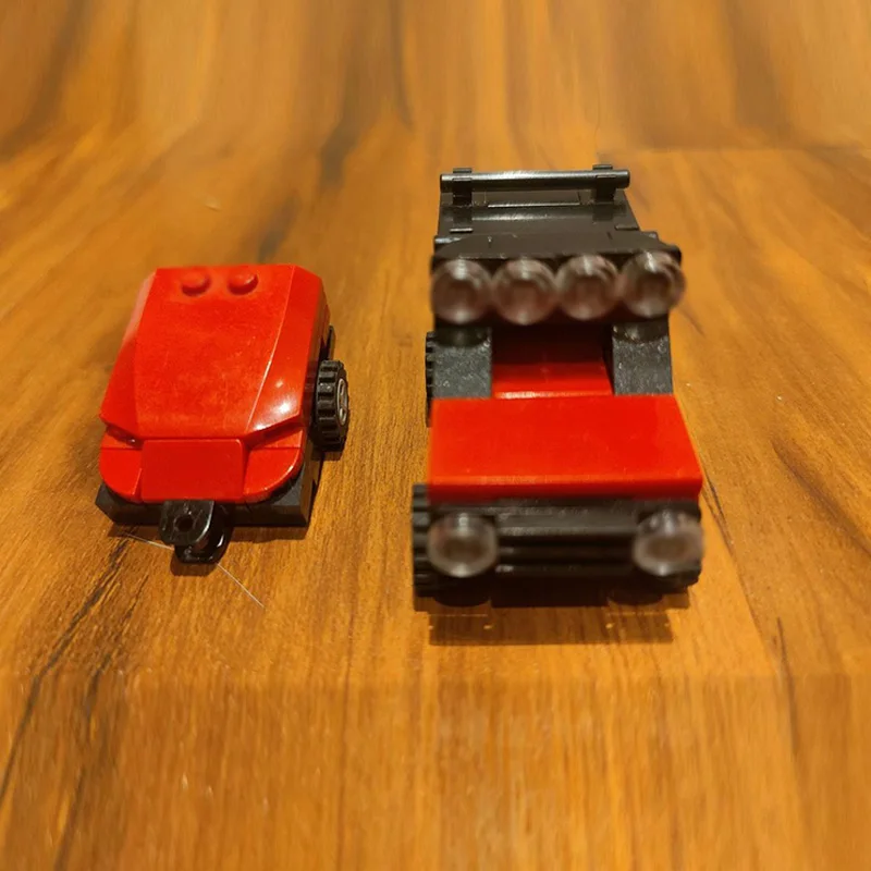 Speed Racing Car Model MOC Building Bricks Defender 110 And Trailer Modular Technology Children Holiday Gifts Assemble Toys Suit