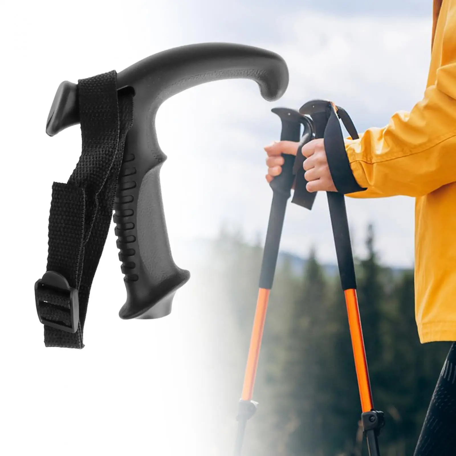 Trekking Pole Handle Walking Stick Hand Grip for Hiking Backpacking Climbing