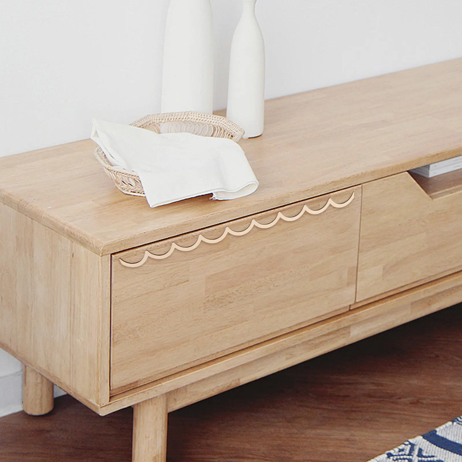 

30 шт. бесшовных декоративных накладок для кромки шкафа, необработанные деревянные полосы, волнистая декоративная отделка для дома, стен, дверей, окон