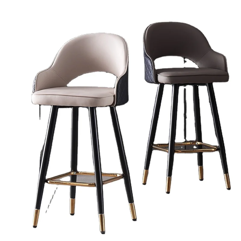 

Promotion Modern Style Bar Chair Nordic Counter Hotel Bar Chair Indoor Restaurant Commercial Bar Stools Chair Furniture