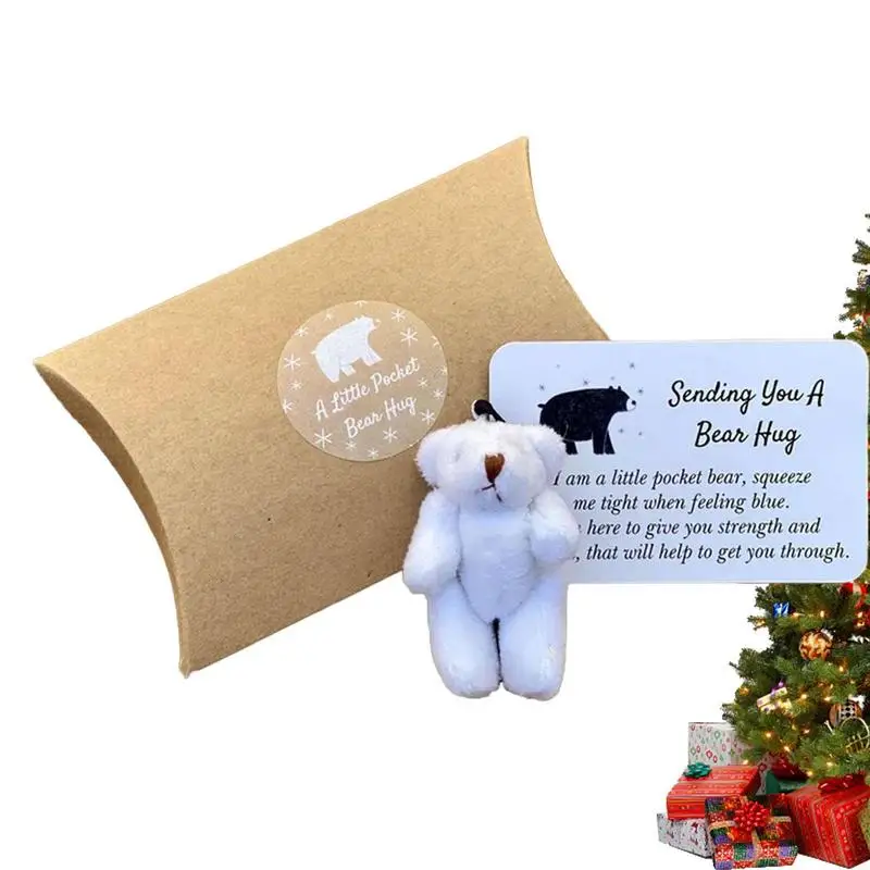 A Little Pocket Bear Hug Mini Plush Bears Little Pocket Bears Sympathy Gift Family Memorial Inspirational Bear Hug Gift Card