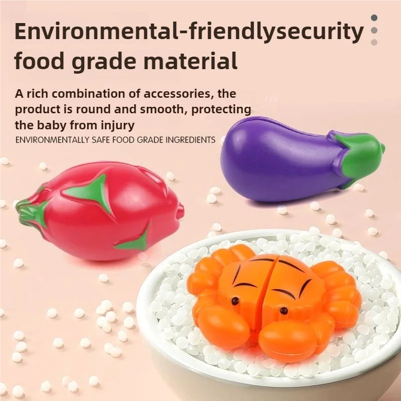 Kinder Spielzeug Schneiden Obst und Gemüse Set für Kinder Pretend Spielen Simulation Küche Spielzeug Montessori Baby Spielzeug für Mädchen Jungen