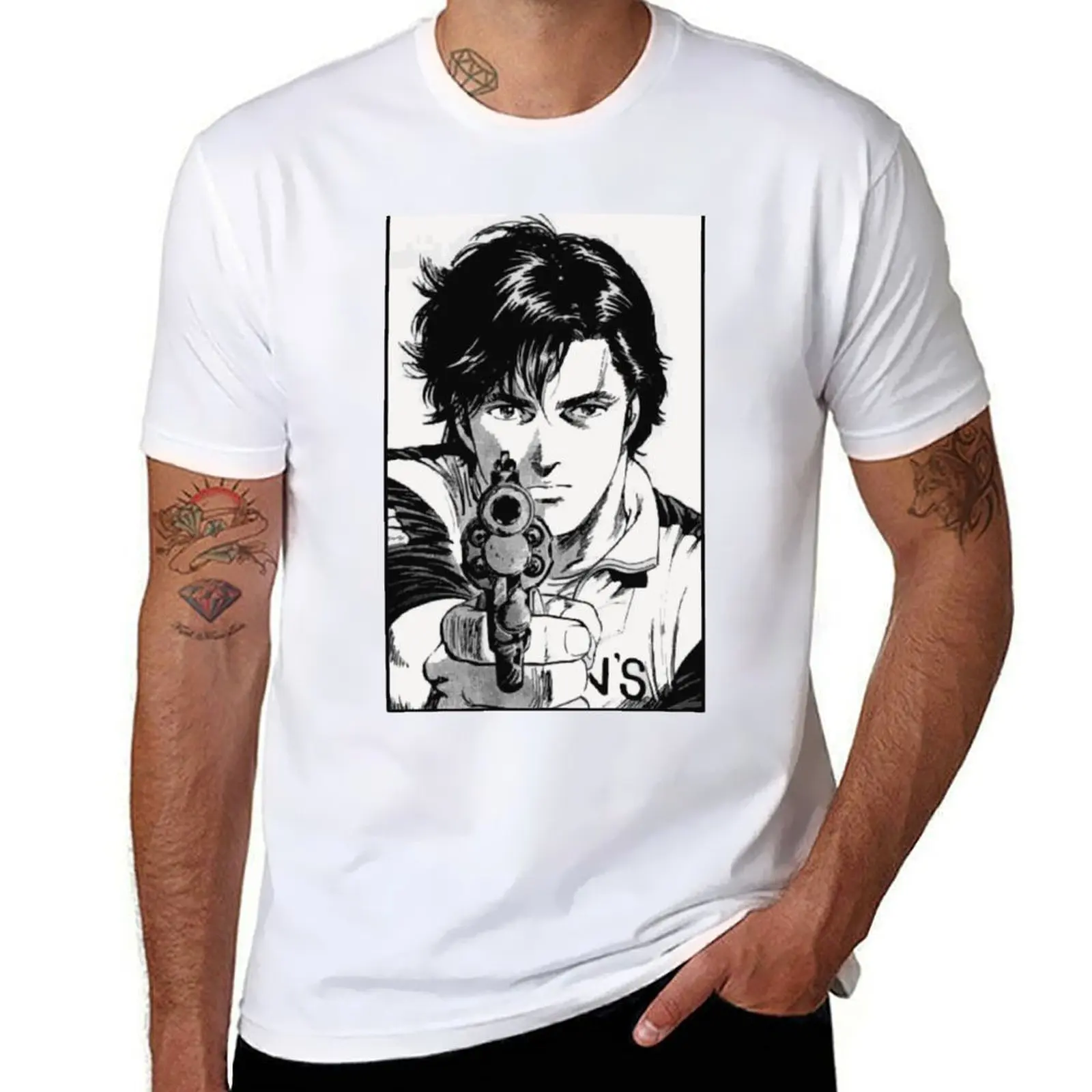 

Nicky Larson T-Shirt printed t shirts for man man t shirt luxury t shirts cotton 100% T-Shirt
