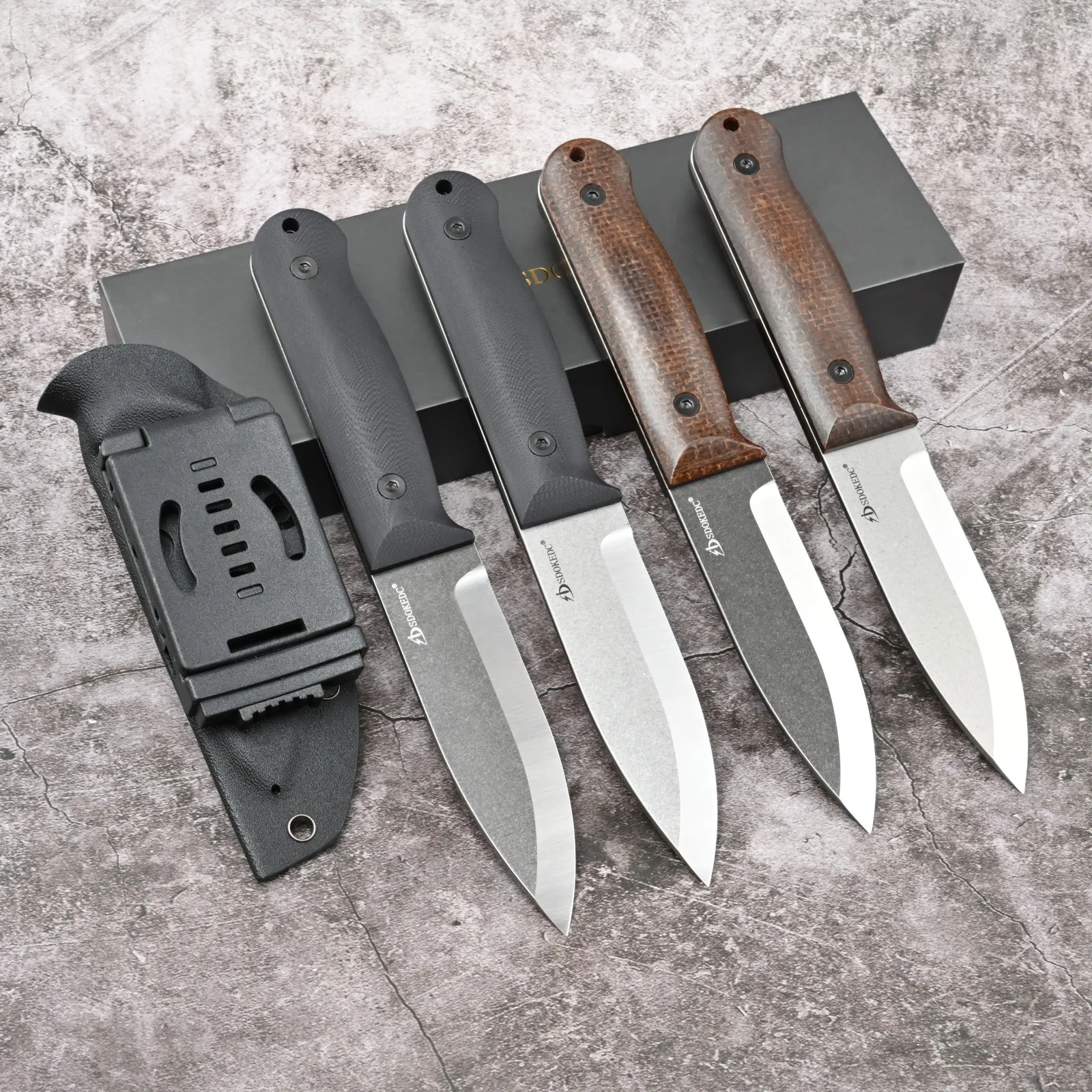 

Нож SDOKEDC DC53 с фиксированным клинком из стали и рукоятью из G10, инструмент для выживания на природе, кемпинга и повседневного использования (EDC)