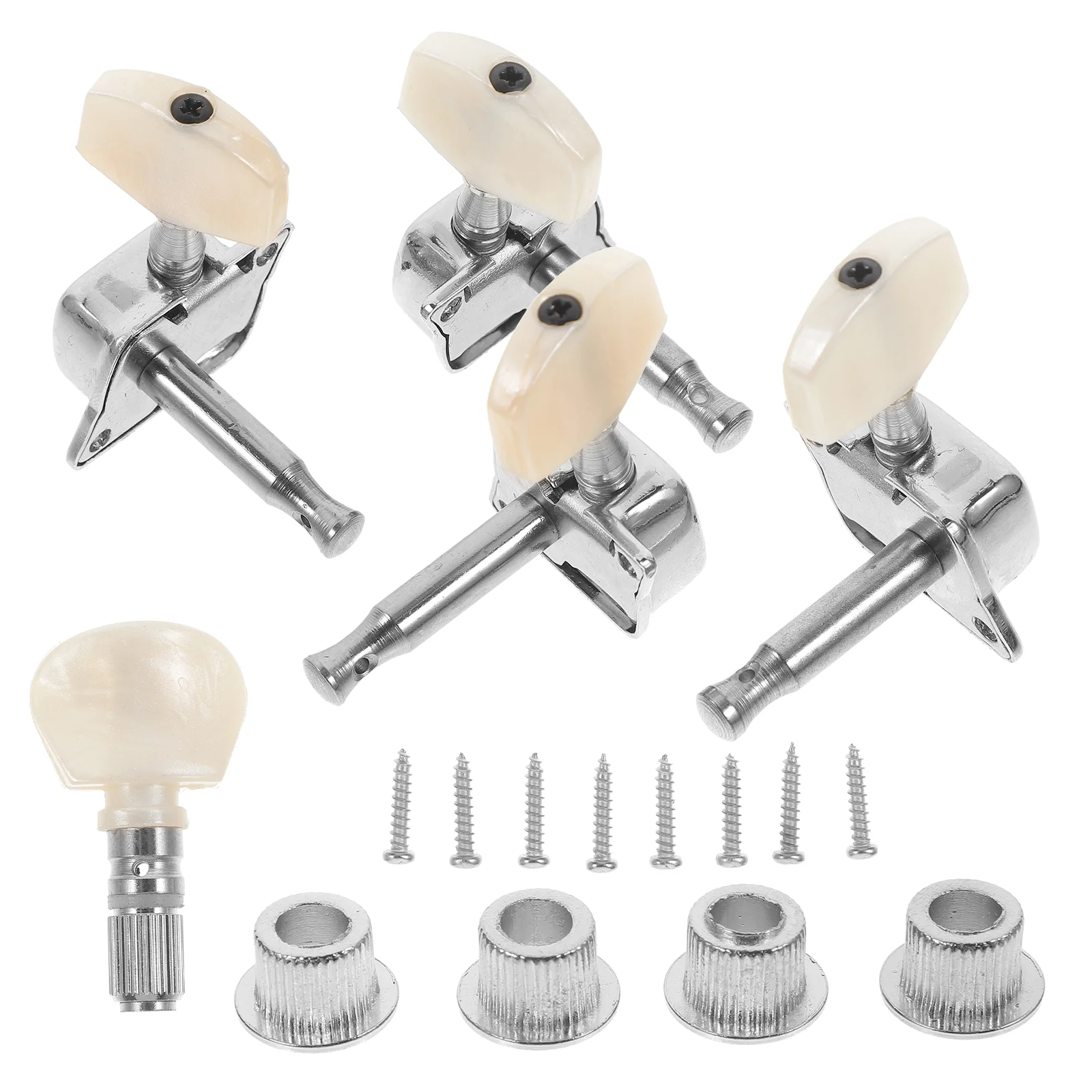 

Banjo Knob Tuning Kit Parts Guitar Tuner Pegs Machine Metal Keys Classical Tuners Acoustic