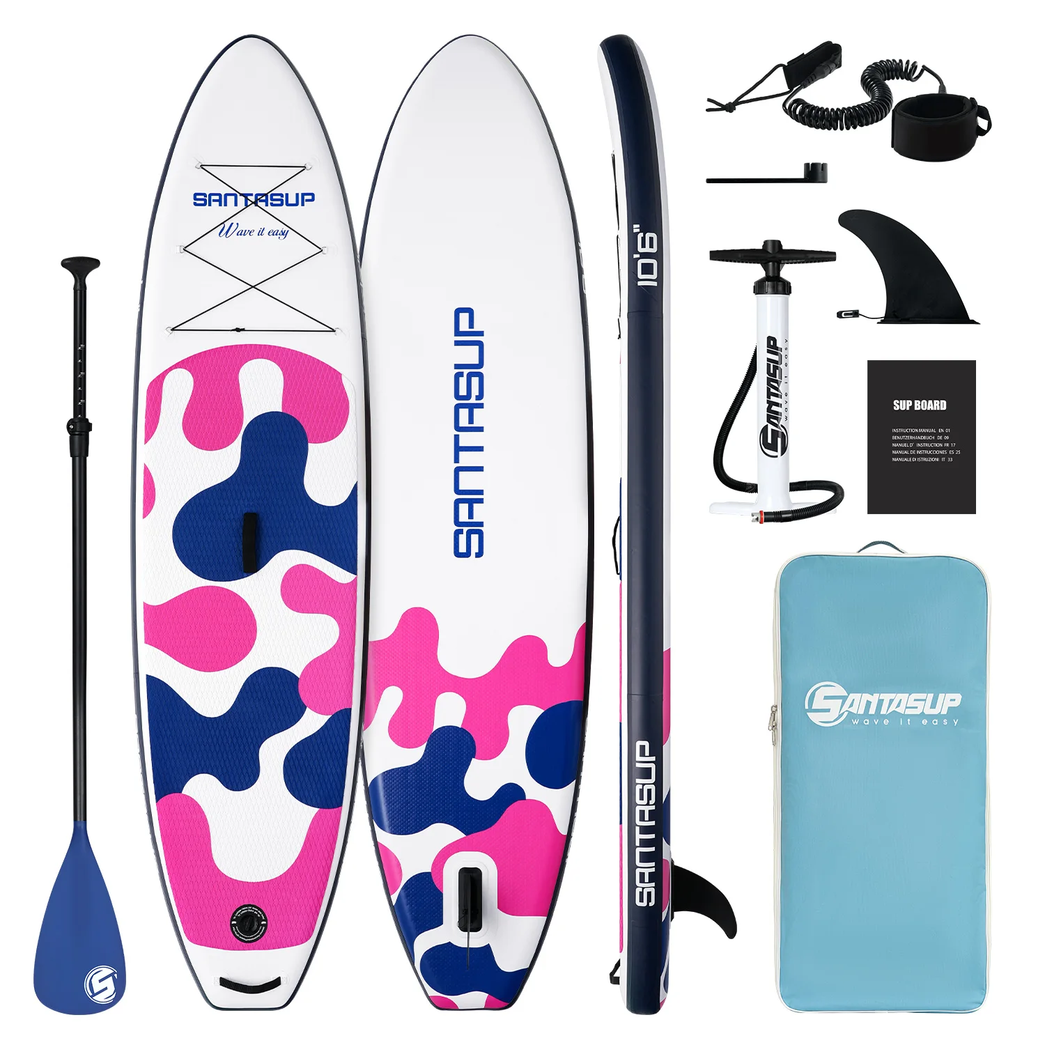 

Inflatable Stand Up Paddle Board, Touring Board, Non-Slip, Camouflage Pattern, Boat, Wakeboard, Longboard Suits, Surfing