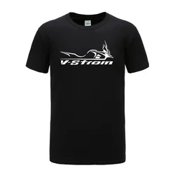 V strom T Shirt Summer Short Sleeve Cotton T-shirt Mans Tshirt