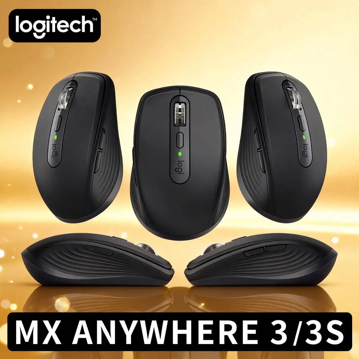 

Responsive Logitech MX Anywhere 3S Mouse Wireless 8K DPI Silent Click Rechargeable Ergonomic for PC Mac Office Travel Gaming